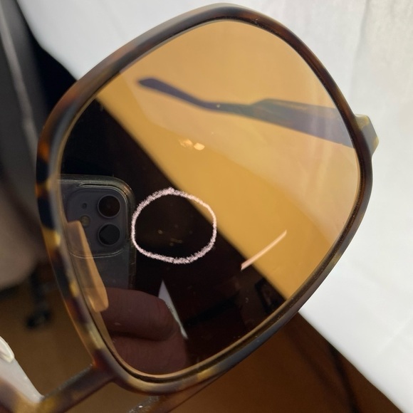 100% KONNOR Aviator Square Sunglasses - Picture 7 of 7